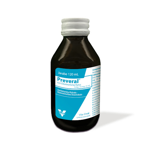 PREVERAL CON DEXTROMETORFANO 3MG-15MG/5ML JBE 120ML VARGAS